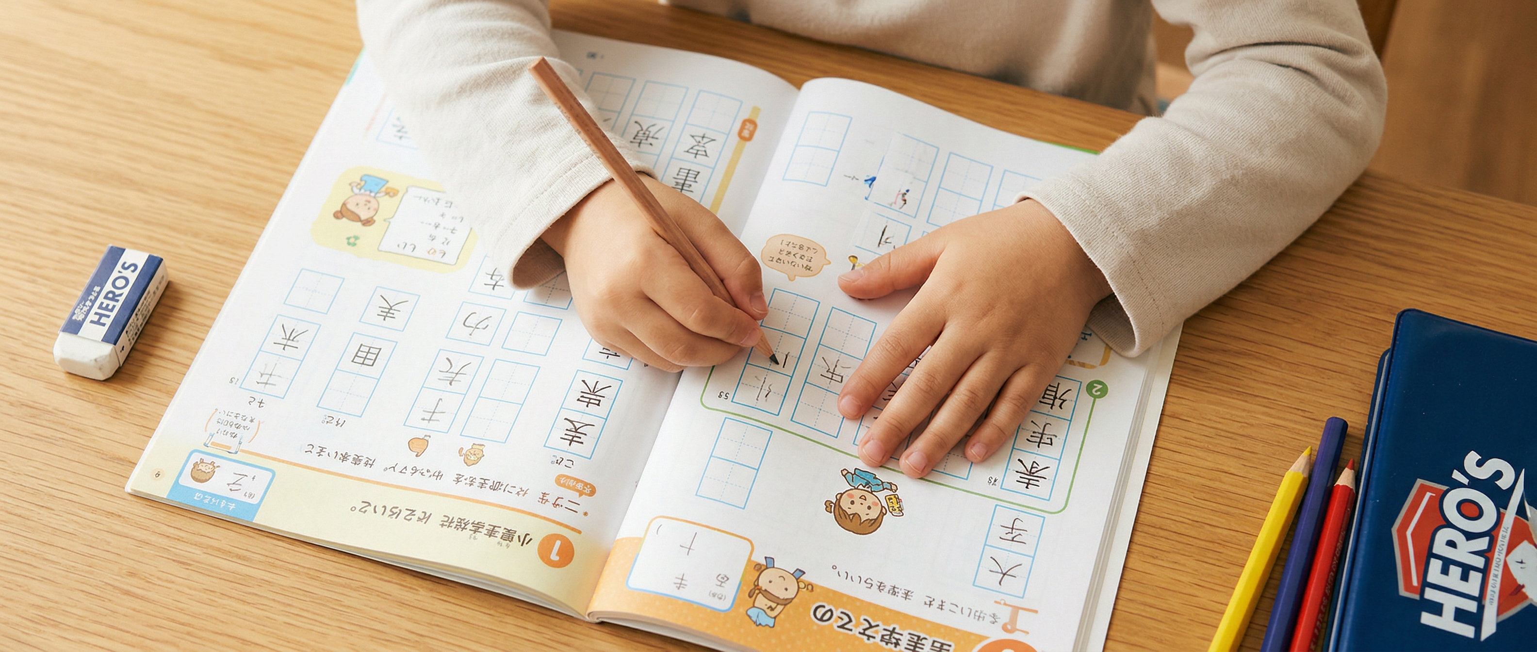 edu+で教科書準拠のワークに取り組む様子